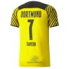 Officiële Voetbalshirt BVB Borussia Dortmund Jadon Sancho 7 Thuis 2021-22 - Heren